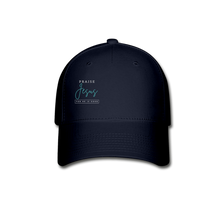 Load image into Gallery viewer, Praise Jesus (For He is Good) Baseball Cap - navy
