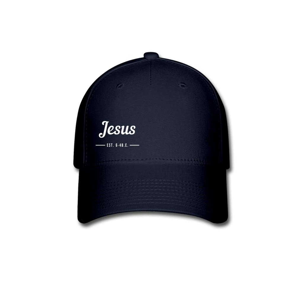 Jesus Est. Baseball Cap - navy