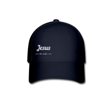 Load image into Gallery viewer, Jesus Est. Baseball Cap - navy
