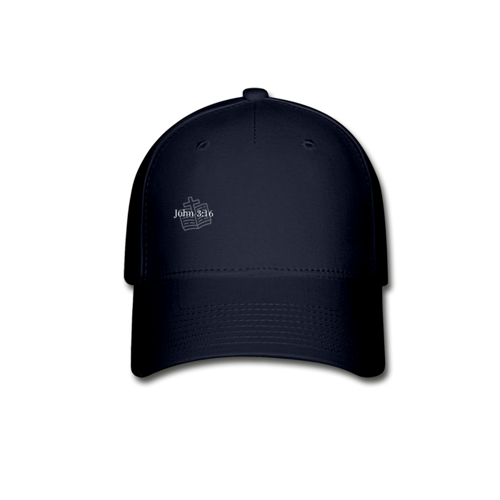 John 3:16 Baseball Cap - navy