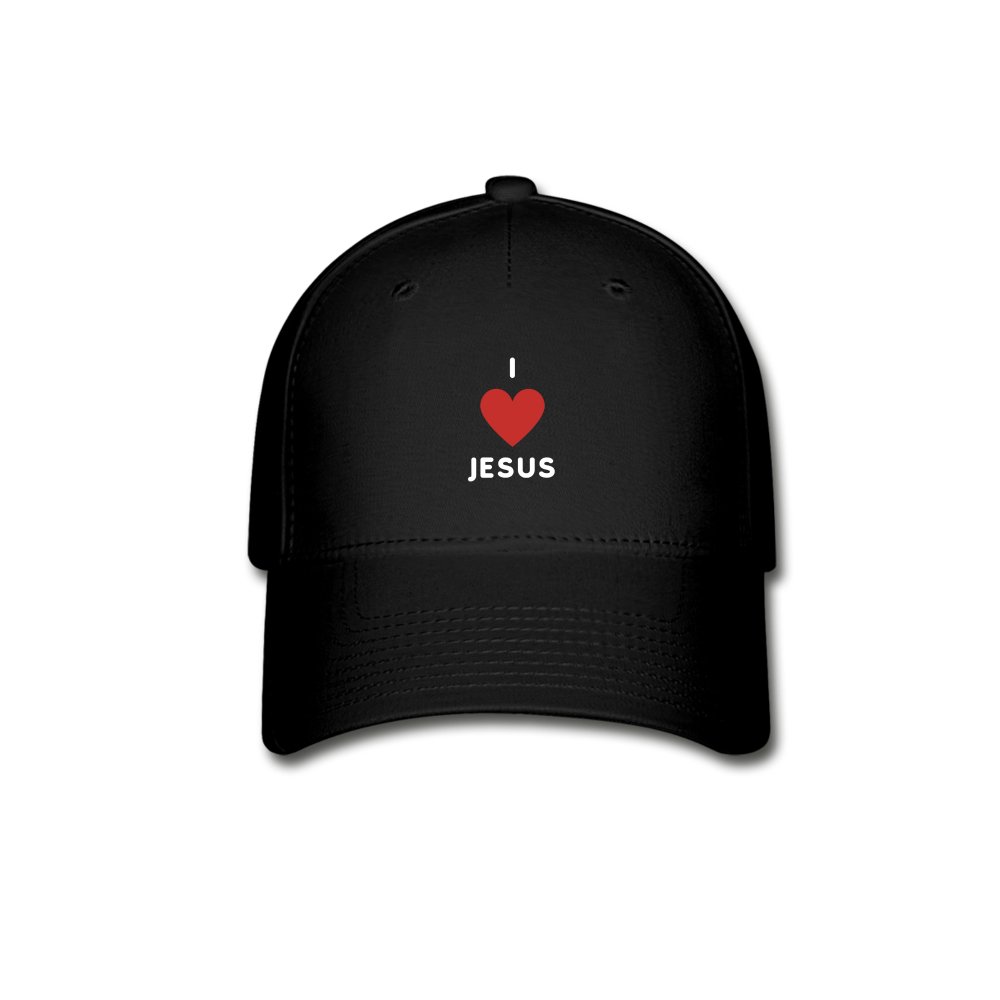 I 💗 Jesus Baseball Cap - black