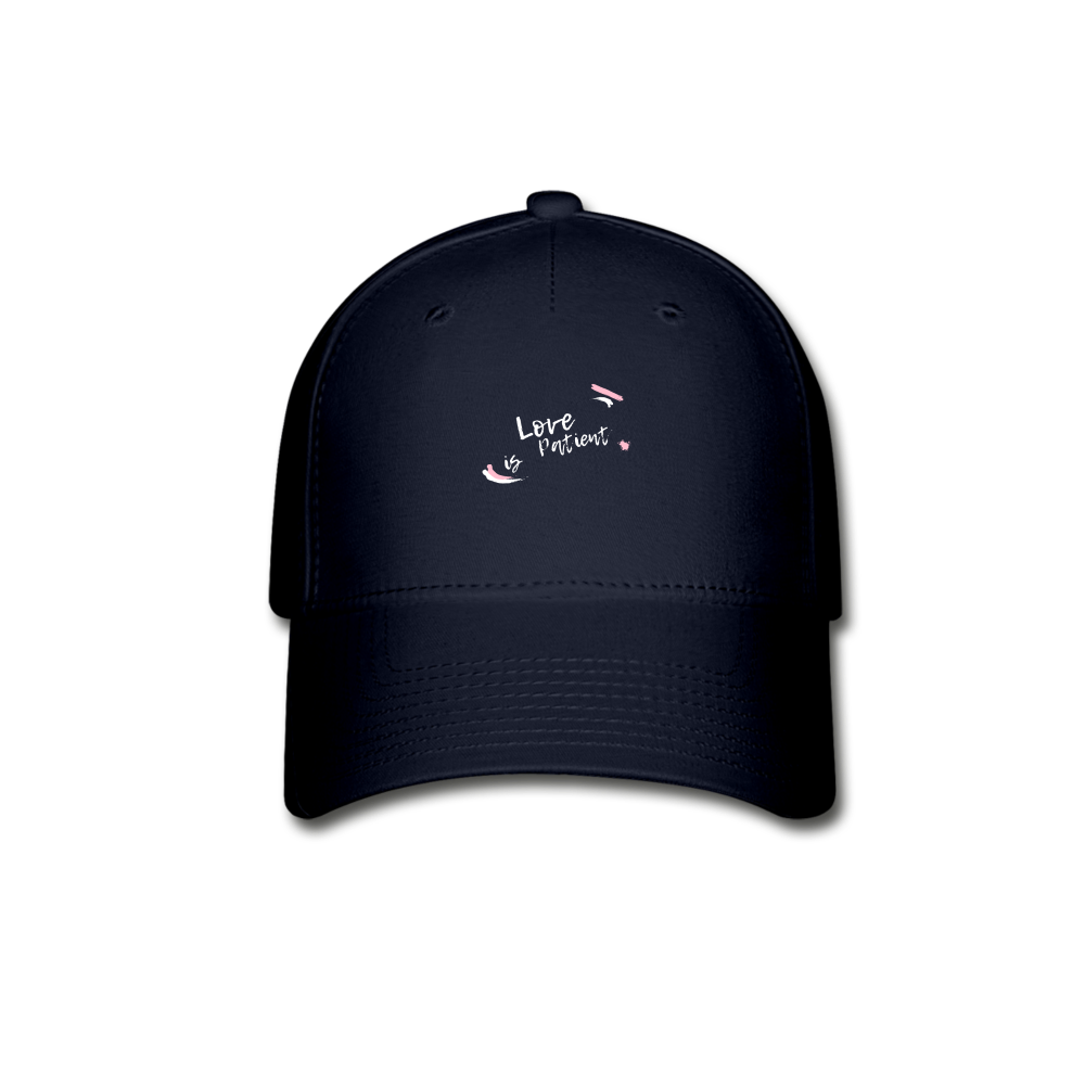 Love is Patient Baseball Cap - navy