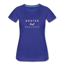 Load image into Gallery viewer, Rooted and Grounded Women’s Premium T-Shirt - royal blue
