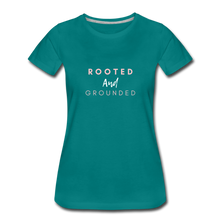 Load image into Gallery viewer, Rooted and Grounded Women’s Premium T-Shirt - teal
