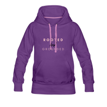 Load image into Gallery viewer, Rooted and Grounded Women’s Premium Hoodie - purple
