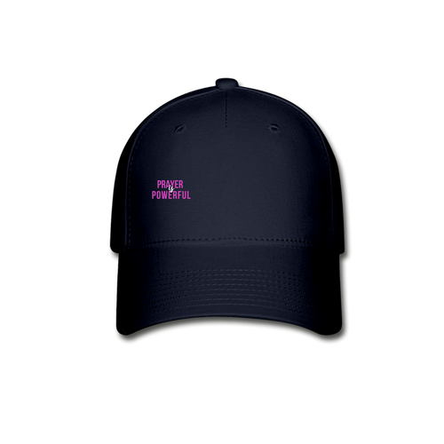 Prayer is Powerful Baseball Cap - navy