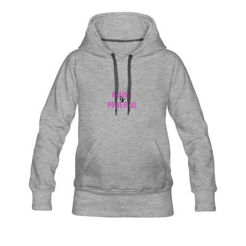 Prayer is Powerful Women’s Premium Hoodie - heather gray