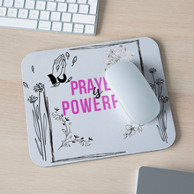 Load image into Gallery viewer, Prayer is Powerful Mouse pad Horizontal - white
