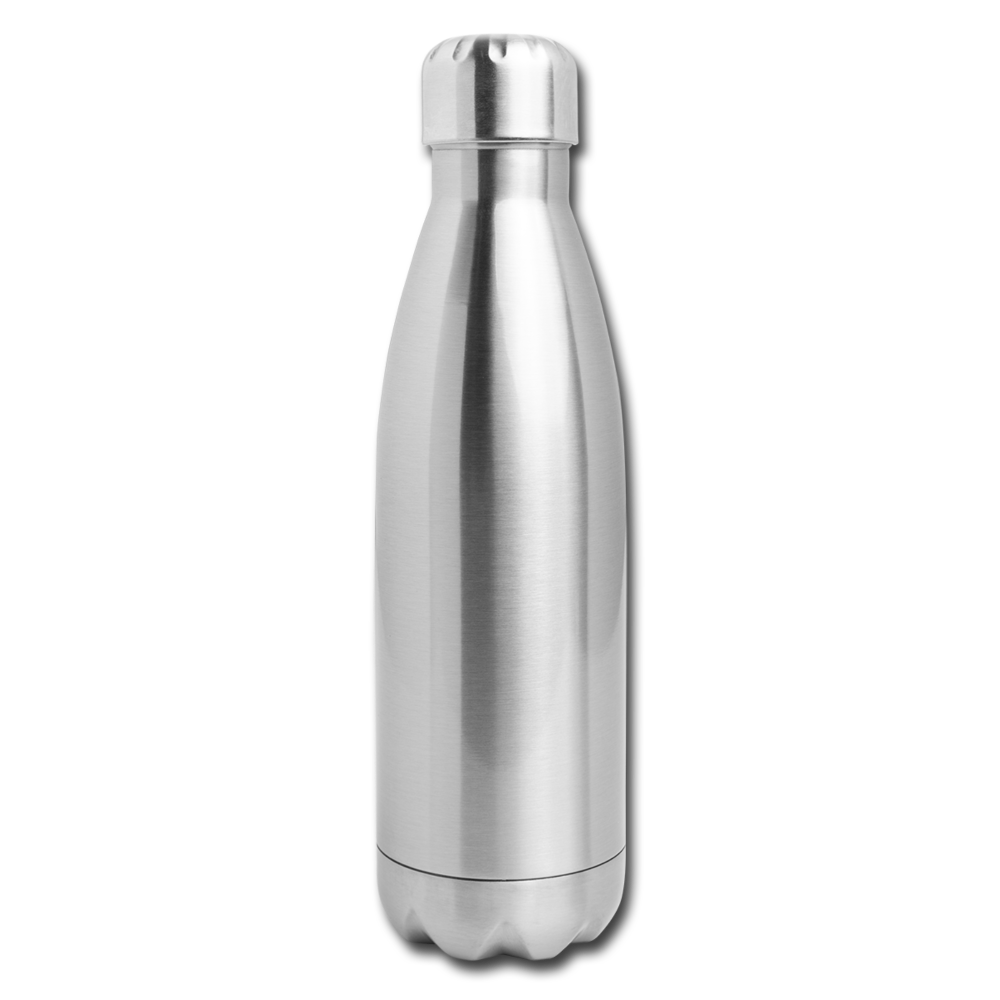 PrayMore WorryLess (Plain) Insulated Stainless Steel Water Bottle - silver