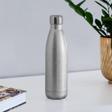 Load image into Gallery viewer, PrayMore WorryLess (Plain) Insulated Stainless Steel Water Bottle - silver glitter
