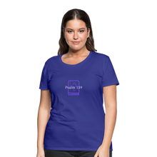 Load image into Gallery viewer, Psalm 139 (Purple) Women’s Premium T-Shirt - royal blue
