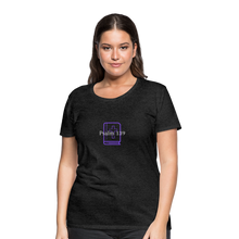 Load image into Gallery viewer, Psalm 139 (Purple) Women’s Premium T-Shirt - charcoal gray
