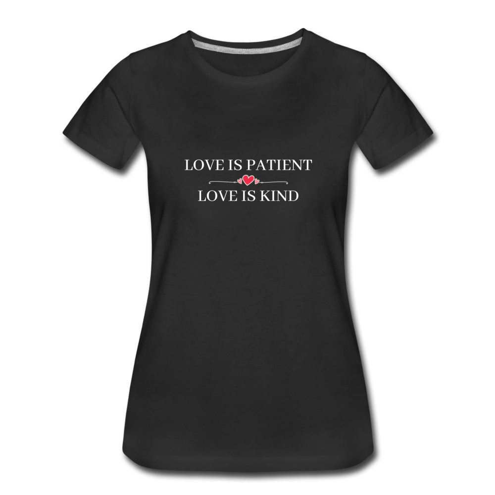 Love is... Women’s Premium T-Shirt - black