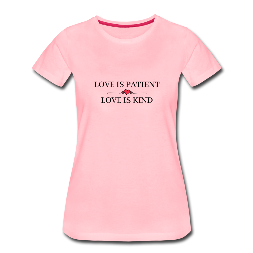 Love is... Women’s Premium T-Shirt - pink