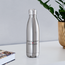 Load image into Gallery viewer, Love is... Insulated Stainless Steel Water Bottle - silver
