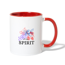 Load image into Gallery viewer, Fruit of the Spirit Contrast Coffee Mug - white/red
