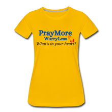 Load image into Gallery viewer, What&#39;s In Your Heart? Women’s Premium T-Shirt - sun yellow
