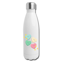 Load image into Gallery viewer, Heart of God Insulated Stainless Steel Water Bottle - white
