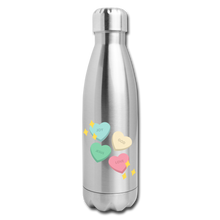 Load image into Gallery viewer, Heart of God Insulated Stainless Steel Water Bottle - silver
