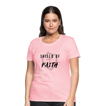 Load image into Gallery viewer, Shield of Faith Women’s Premium T-Shirt - pink
