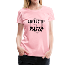 Load image into Gallery viewer, Shield of Faith Women’s Premium T-Shirt - pink
