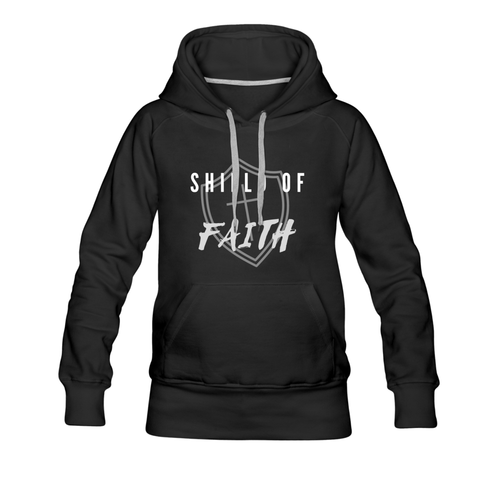Shield of Faith Women’s Premium Hoodie - black