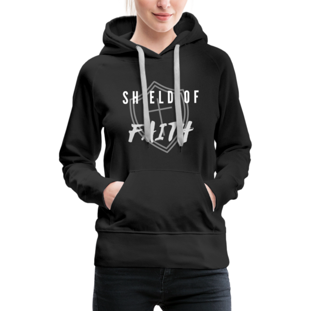 Shield of Faith Women’s Premium Hoodie - black