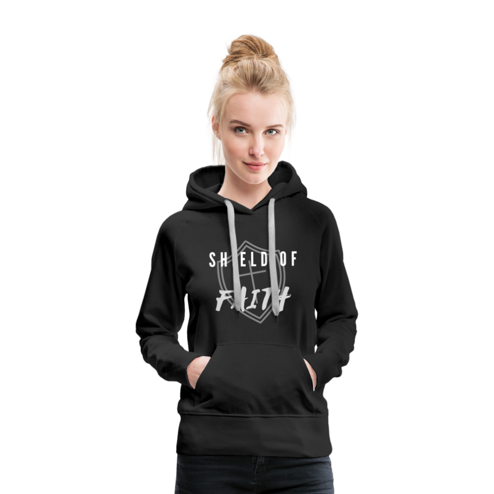 Shield of Faith Women’s Premium Hoodie - black