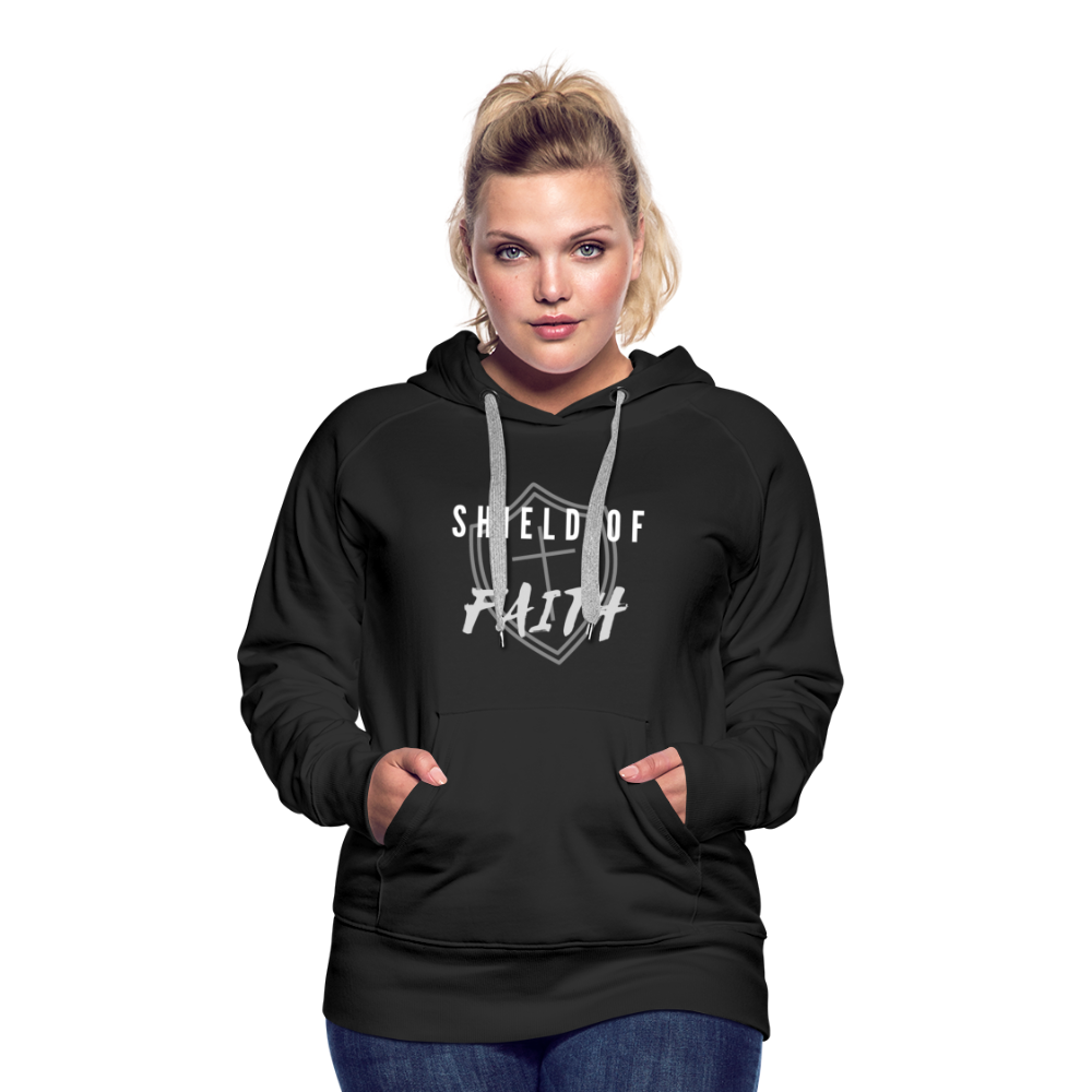 Shield of Faith Women’s Premium Hoodie - black