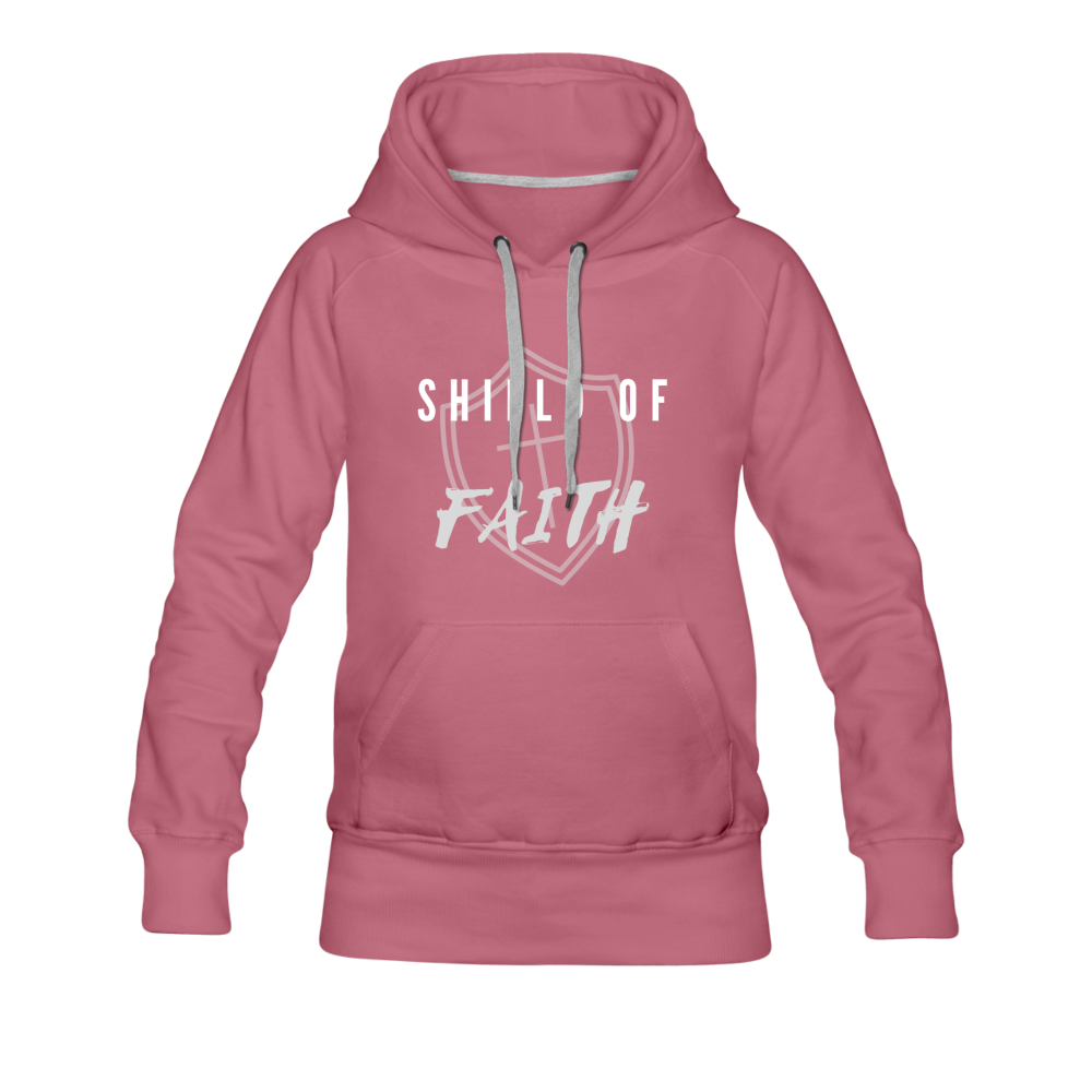 Shield of Faith Women’s Premium Hoodie - mauve