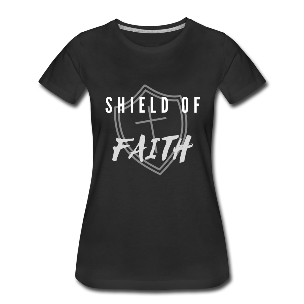 Shield of Faith Women’s Premium T-Shirt - black