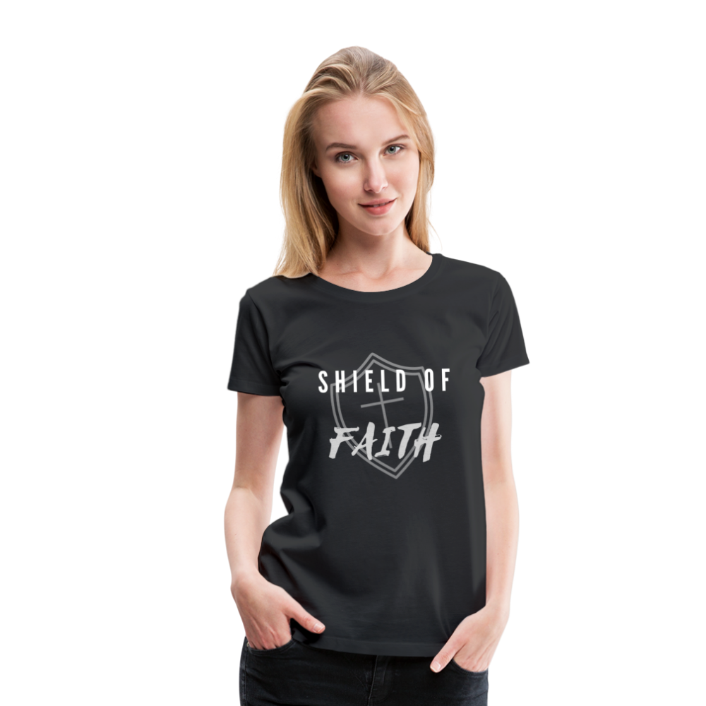 Shield of Faith Women’s Premium T-Shirt - black