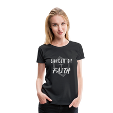 Load image into Gallery viewer, Shield of Faith Women’s Premium T-Shirt - black
