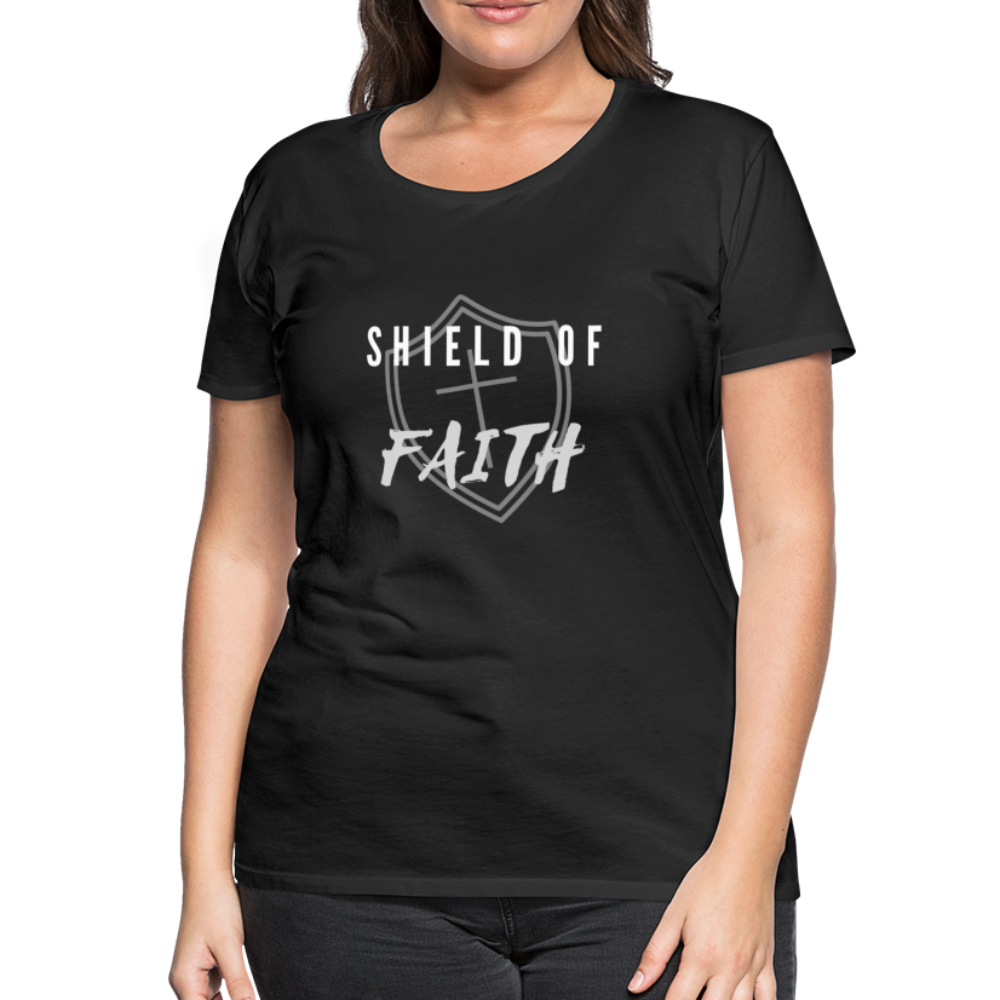 Shield of Faith Women’s Premium T-Shirt - black