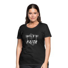 Load image into Gallery viewer, Shield of Faith Women’s Premium T-Shirt - black
