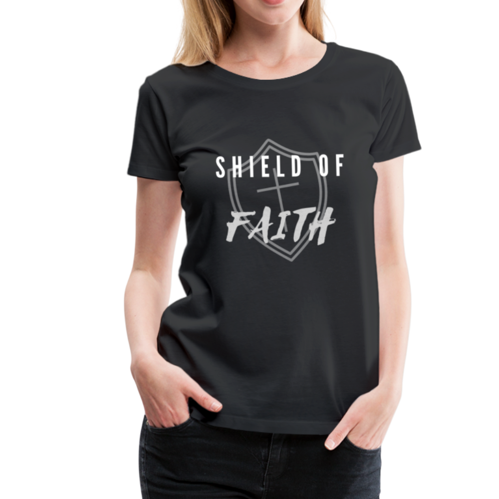 Shield of Faith Women’s Premium T-Shirt - black