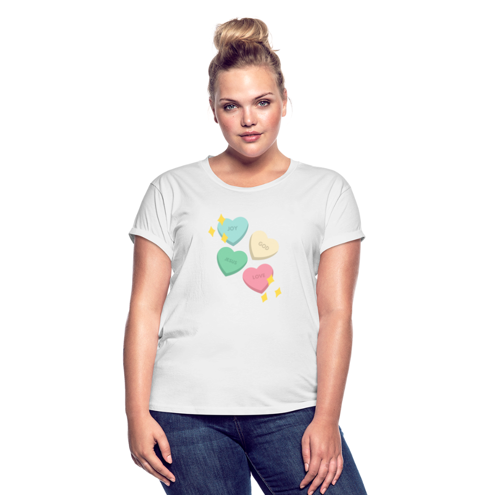Heart of God Women's Relaxed Fit T-Shirt - white
