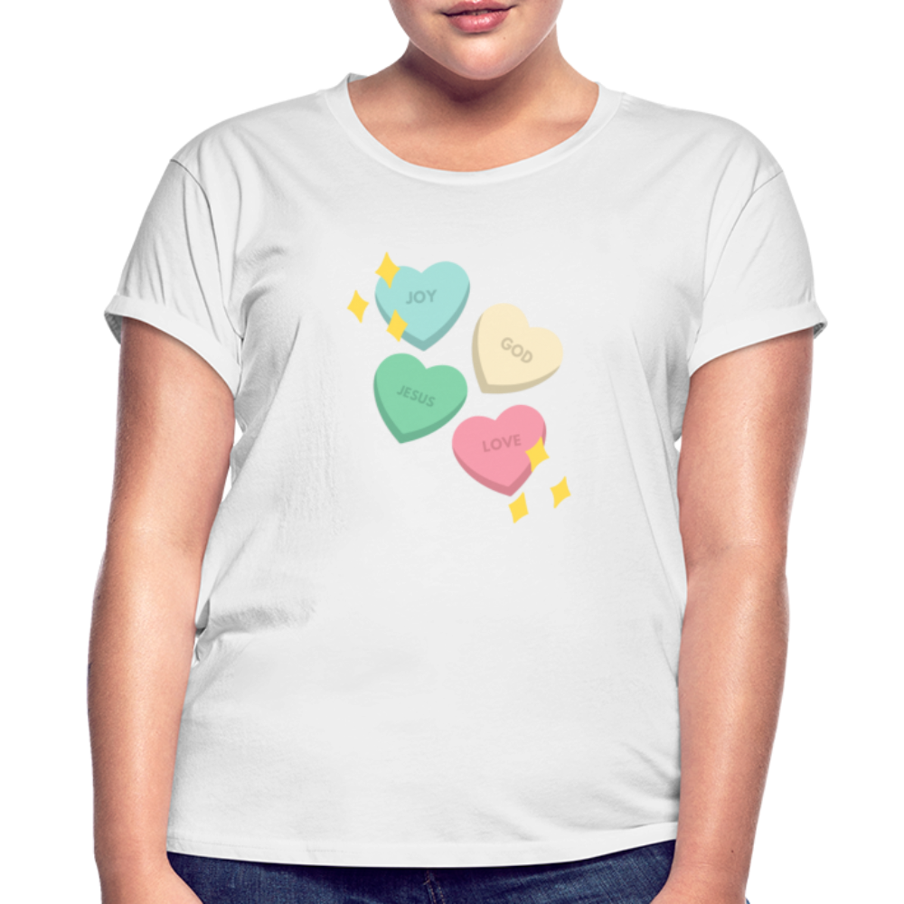 Heart of God Women's Relaxed Fit T-Shirt - white