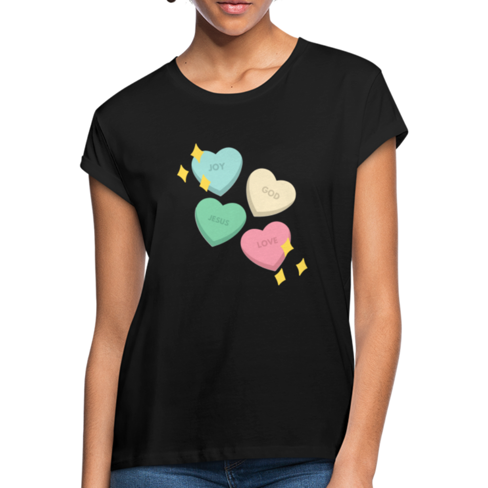 Heart of God Women's Relaxed Fit T-Shirt - black