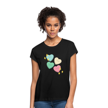 Load image into Gallery viewer, Heart of God Women&#39;s Relaxed Fit T-Shirt - black
