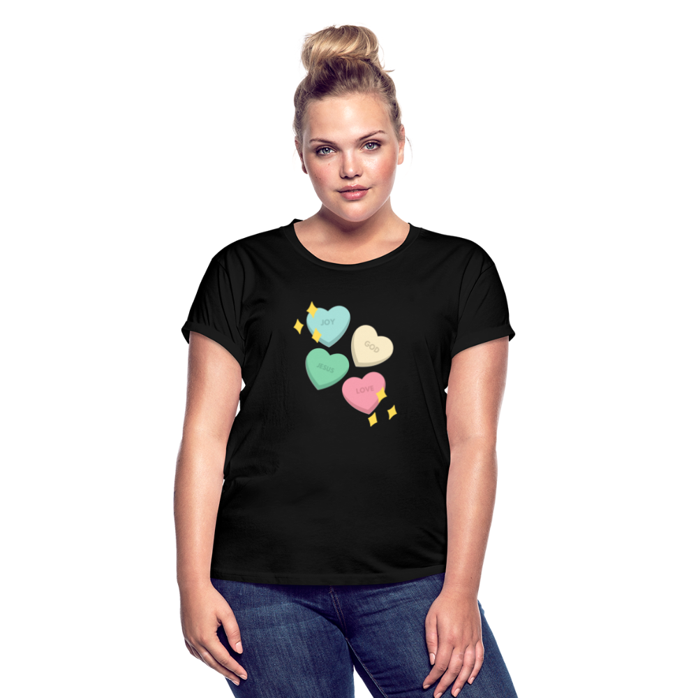 Heart of God Women's Relaxed Fit T-Shirt - black