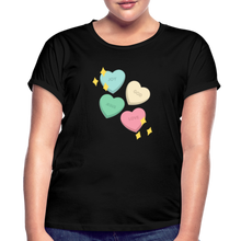 Load image into Gallery viewer, Heart of God Women&#39;s Relaxed Fit T-Shirt - black
