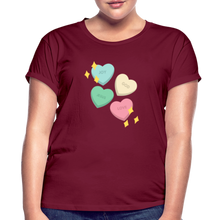 Load image into Gallery viewer, Heart of God Women&#39;s Relaxed Fit T-Shirt - burgundy
