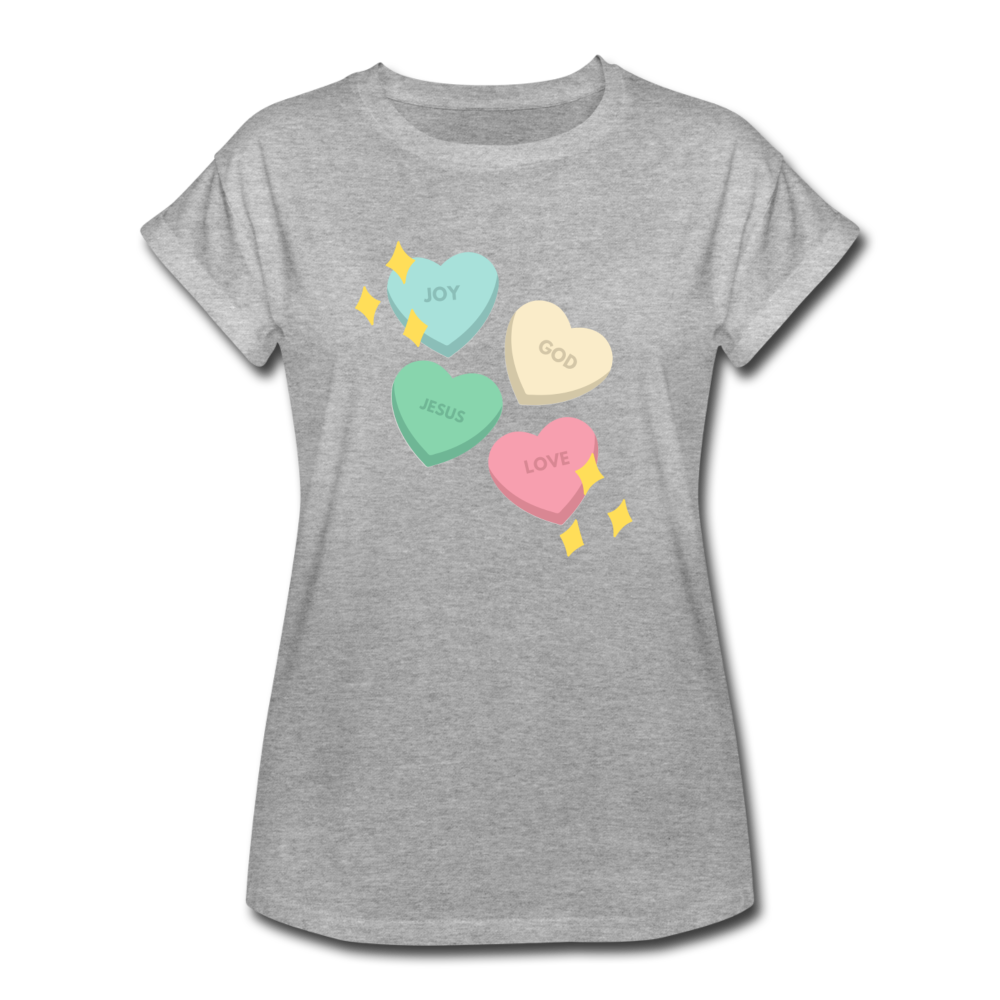 Heart of God Women's Relaxed Fit T-Shirt - heather gray