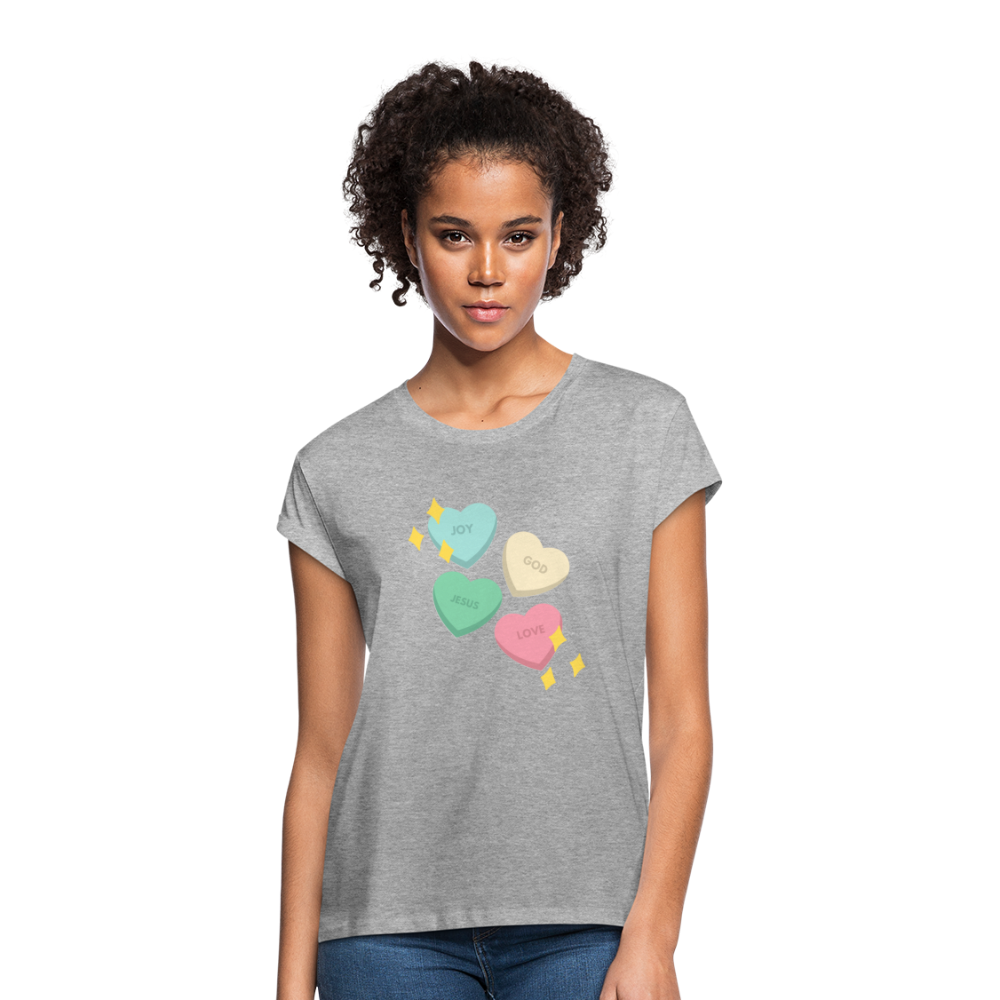 Heart of God Women's Relaxed Fit T-Shirt - heather gray