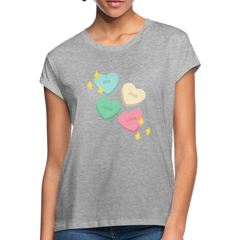 Heart of God Women's Relaxed Fit T-Shirt - heather gray