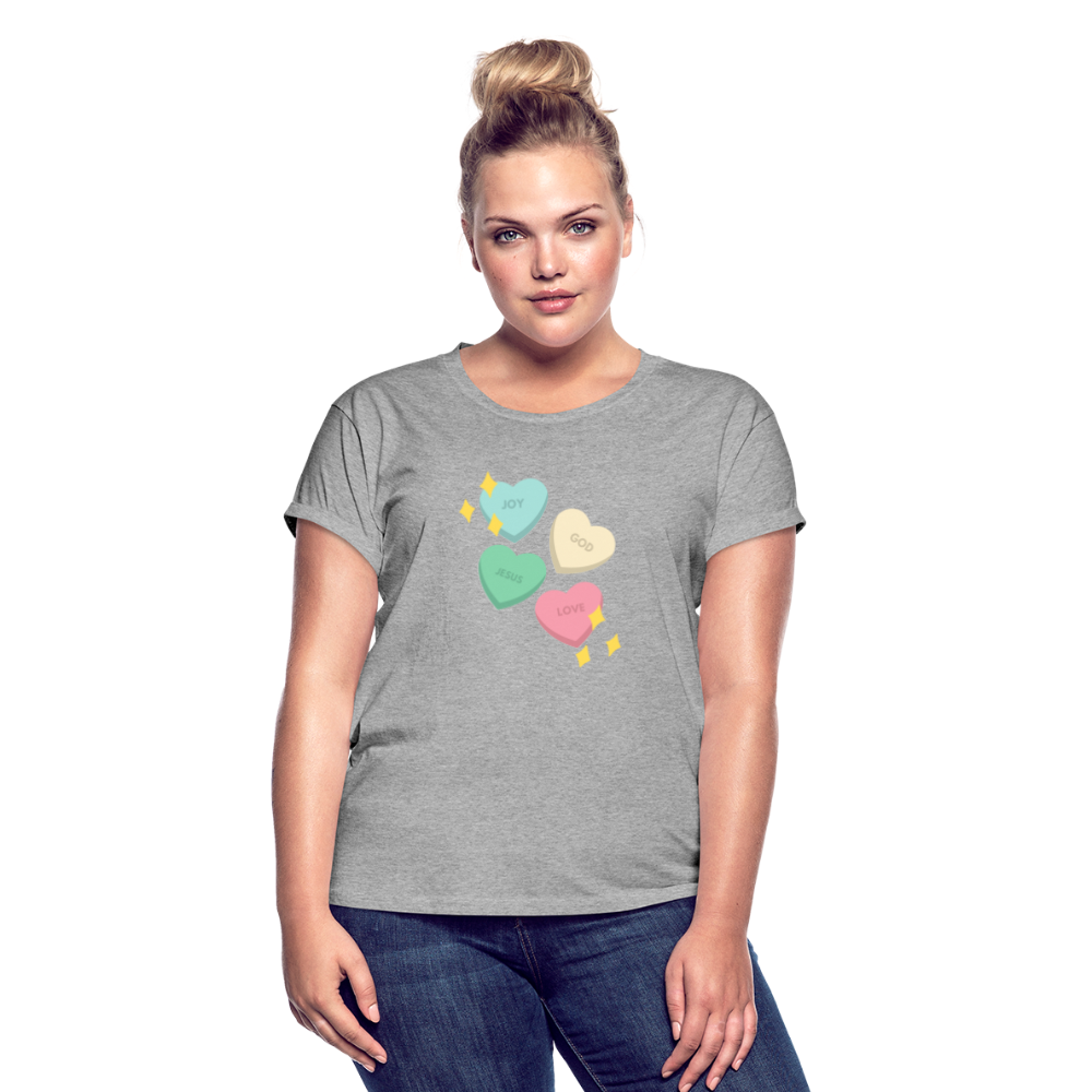 Heart of God Women's Relaxed Fit T-Shirt - heather gray