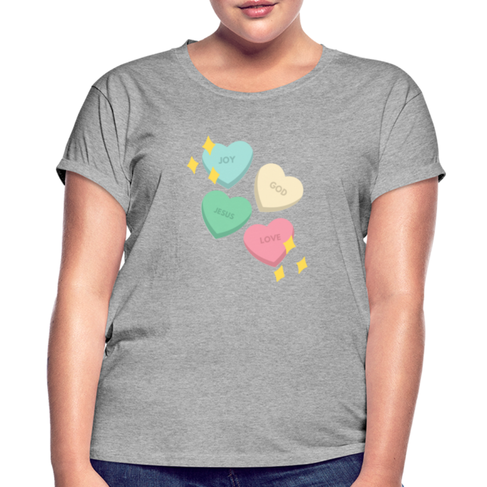 Heart of God Women's Relaxed Fit T-Shirt - heather gray
