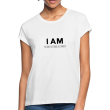 Load image into Gallery viewer, I Am With The Lord Women&#39;s Relaxed Fit T-Shirt - white
