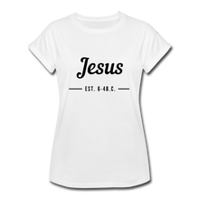 Load image into Gallery viewer, Jesus Est. Women&#39;s Relaxed Fit T-Shirt - white
